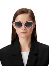 Baldinini 🇮🇹 Cat Eye Gold 18 Karat ( Made in Italy ) Women's Sunglasses(UV) - نضاره دوت كوم | رقم 1 للنظارات الأصليه في مصر