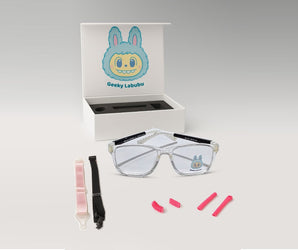 Geeky labubu Square KIDS Size Available From 5 : 12 Years - نضاره دوت كوم | رقم 1 للنظارات الأصليه في مصر
