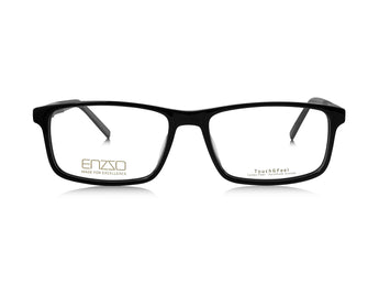 ENZZO 🇮🇹 Square ( Made in Italy ) Men's Optical Frames - Half Frame - نضاره دوت كوم | رقم 1 للنظارات الأصليه في مصر