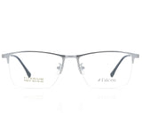 Falcon Square Men's Titanium Optical Frame - Half Rim - نضاره دوت كوم | رقم 1 للنظارات الأصليه في مصر