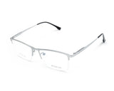 Falcon Square Men's Titanium Optical Frame - Half Rim - نضاره دوت كوم | رقم 1 للنظارات الأصليه في مصر