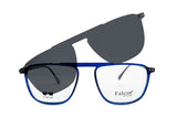 FALCON Square Men's Clip on Polarized - نضاره دوت كوم | رقم 1 للنظارات الأصليه في مصر