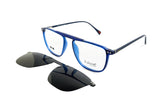 FALCON Square Men's Clip on Polarized - نضاره دوت كوم | رقم 1 للنظارات الأصليه في مصر