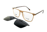 Falcon Square Men's Clip on Polarized - نضاره دوت كوم | رقم 1 للنظارات الأصليه في مصر