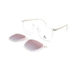 Viola Square Women's Polarized Clip on - نضاره دوت كوم | رقم 1 للنظارات الأصليه في مصر
