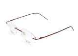 LIGHTFLY 🇮🇹 Square ( Made in Italy ) Women's Optical Frames - Rimless - نضاره دوت كوم | رقم 1 للنظارات الأصليه في مصر