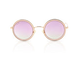 In Style 🇮🇹 ( Made in Italy) Round Women's Sunglasses(UV) - نضاره دوت كوم | رقم 1 للنظارات الأصليه في مصر