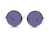 In Style ( Made in Italy 🇮🇹 ) Round Unisex Sunglasses(UV) - نضاره دوت كوم | رقم 1 للنظارات الأصليه في مصر