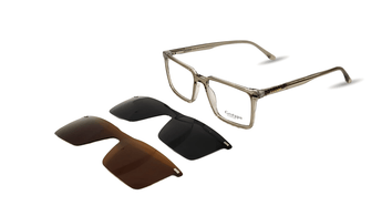 Gestapo Rectangle Men Clip on Polarized - نضاره دوت كوم | رقم 1 للنظارات الأصليه في مصر