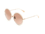 Baldinini 🇮🇹 ( Made in Italy ) Round Gold 18 karat Women's Sunglasses(UV) - - Ndarah