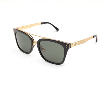 Baldinini 🇮🇹 Square Gold 23 karat ( Made in Italy ) Men Sunglasses(UV) - نضاره دوت كوم | رقم 1 للنظارات الأصليه في مصر