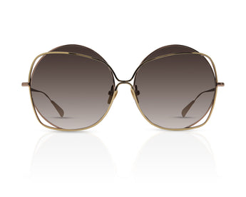 Baldinini 🇮🇹 Round Gold 23 karat ( Made in Italy ) Women's Sunglasses(UV) - نضاره دوت كوم | رقم 1 للنظارات الأصليه في مصر