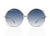Baldinini 🇮🇹 Round Gold 18 karat ( Made in Italy ) Women's Sunglasses(UV) - نضاره دوت كوم | رقم 1 للنظارات الأصليه في مصر