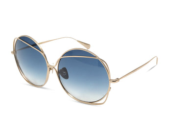 Baldinini 🇮🇹 Round Gold 18 karat ( Made in Italy ) Women's Sunglasses(UV) - نضاره دوت كوم | رقم 1 للنظارات الأصليه في مصر