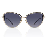 Baldinini 🇮🇹 Cat Eye Gold 18 Karat ( Made in Italy ) Women's Sunglasses(UV) - نضاره دوت كوم | رقم 1 للنظارات الأصليه في مصر