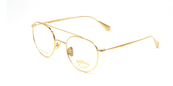 Baldinini 🇮🇹 Round Gold 23 karat ( Made in Italy ) Women Optical Frame - نضاره دوت كوم | رقم 1 للنظارات الأصليه في مصر
