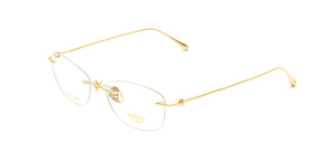 Baldinini 🇮🇹 CatEye Gold 23 karat ( Made in Italy ) Women Optical Frame Rimless - نضاره دوت كوم | رقم 1 للنظارات الأصليه في مصر