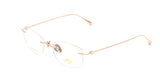 Baldinini 🇮🇹 CatEye Gold 18 karat ( Made in Italy ) Women Optical Frame Rimless - نضاره دوت كوم | رقم 1 للنظارات الأصليه في مصر