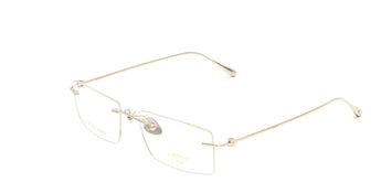 Baldinini 🇮🇹 Square Gold 18 karat ( Made in Italy ) Men Optical Frame Rimless - نضاره دوت كوم | رقم 1 للنظارات الأصليه في مصر