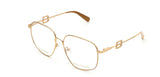 Baldinini 🇮🇹 Square Gold 24 karat ( Made in Italy ) Women Optical Frame - نضاره دوت كوم | رقم 1 للنظارات الأصليه في مصر