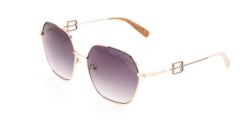 Baldinini 🇮🇹 Square Gold 18 karat ( Made in Italy ) Women's Sunglasses(UV) - نضاره دوت كوم | رقم 1 للنظارات الأصليه في مصر