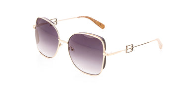 Baldinini 🇮🇹 Square Gold 18 karat ( Made in Italy ) Women's Sunglasses(UV) - نضاره دوت كوم | رقم 1 للنظارات الأصليه في مصر