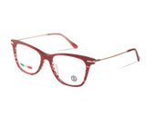 B1919 🇮🇹 Square ( Made in Italy ) Women's Optical Frames - - Ndarah