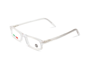 B1919 🇮🇹 ( Made in Italy ) Rectangle Unisex Half Moon Frame Reading - نضاره دوت كوم | رقم 1 للنظارات الأصليه في مصر