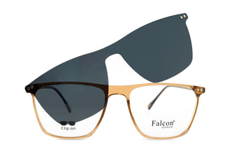 Falcon Square Men's Clip on Polarized - نضاره دوت كوم | رقم 1 للنظارات الأصليه في مصر