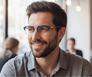 ENZZO Square 🇮🇹 ( Made in Italy ) Unisex Optical Frames - نضاره دوت كوم | رقم 1 للنظارات الأصليه في مصر