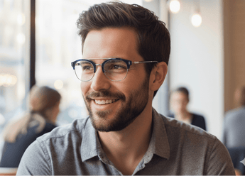 ENZZO Square 🇮🇹 ( Made in Italy ) Unisex Optical Frames - نضاره دوت كوم | رقم 1 للنظارات الأصليه في مصر