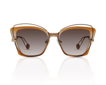 Enni Marco ๐ฎ๐น Gold 23 karat ( Made in Italy ) Cat Eye Women's Sunglasses(UV) - ูุถุงุฑู ุฏูุช ููู
 | ุฑูู
 1 ูููุธุงุฑุงุช ุงูุฃุตููู ูู ู
ุตุฑ