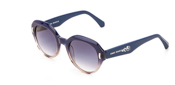 Enni Marco 🇮🇹 ( Made in Italy ) Round Women's Sunglasses(UV) - نضاره دوت كوم | رقم 1 للنظارات الأصليه في مصر