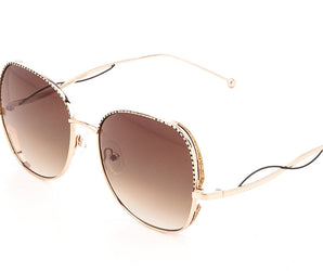 Enni Marco 🇮🇹 ( Made in Italy ) Square Women's Sunglasses(UV) - نضاره دوت كوم | رقم 1 للنظارات الأصليه في مصر