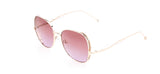 Enni Marco 🇮🇹 ( Made in Italy ) Square Women's Sunglasses(UV) - نضاره دوت كوم | رقم 1 للنظارات الأصليه في مصر