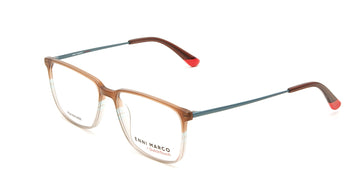 Enni Marco 🇮🇹 Square ( Made in Italy ) Men Optical Frames - نضاره دوت كوم | رقم 1 للنظارات الأصليه في مصر