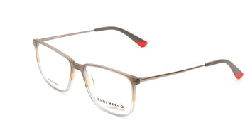 Enni Marco 🇮🇹 Square ( Made in Italy ) Men Optical Frames - نضاره دوت كوم | رقم 1 للنظارات الأصليه في مصر