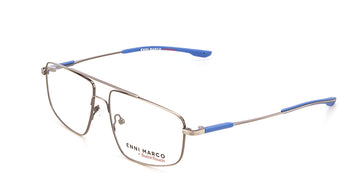 Enni Marco 🇮🇹 Square ( Made in Italy ) Men Optical Frames - نضاره دوت كوم | رقم 1 للنظارات الأصليه في مصر