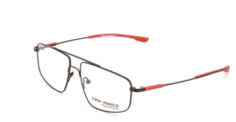 Enni Marco 🇮🇹 Square ( Made in Italy ) Men Optical Frames - نضاره دوت كوم | رقم 1 للنظارات الأصليه في مصر