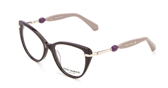 Enni Marco 🇮🇹 ( Made in Italy ) Cat Eye Women's Optical Frame Rimless - نضاره دوت كوم | رقم 1 للنظارات الأصليه في مصر