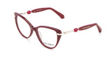 Enni Marco 🇮🇹 ( Made in Italy ) Cat Eye Women's Optical Frame Rimless - نضاره دوت كوم | رقم 1 للنظارات الأصليه في مصر