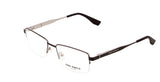 Enni Marco 🇮🇹 ( Made in Italy ) Square Men's Optical Frame Half Frame - نضاره دوت كوم | رقم 1 للنظارات الأصليه في مصر