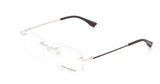 Enni Marco 🇮🇹 ( Made in Italy ) Square Men's Optical Frame Rimless - نضاره دوت كوم | رقم 1 للنظارات الأصليه في مصر