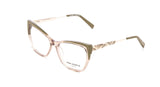 Enni Marco 🇮🇹 ( Made in Italy ) Cat Eye Women's Optical Frame Rimless - نضاره دوت كوم | رقم 1 للنظارات الأصليه في مصر