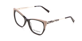 Enni Marco 🇮🇹 ( Made in Italy ) Cat Eye Women's Optical Frame Rimless - نضاره دوت كوم | رقم 1 للنظارات الأصليه في مصر