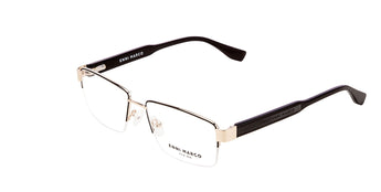 Enni Marco 🇮🇹 ( Made in Italy ) Rectangle Men's Optical Frame Half Frame - نضاره دوت كوم | رقم 1 للنظارات الأصليه في مصر