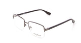 Enni Marco 🇮🇹 ( Made in Italy ) Rectangle Men's Optical Frame Half Frame - نضاره دوت كوم | رقم 1 للنظارات الأصليه في مصر