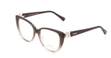 Enni Marco 🇮🇹 ( Made in Italy ) Cat Eye Women's Optical Frame Rimless - نضاره دوت كوم | رقم 1 للنظارات الأصليه في مصر