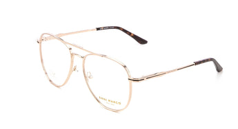 Enni Marco 🇮🇹 ( Made in Italy ) Aviator Men's Optical Frame - نضاره دوت كوم | رقم 1 للنظارات الأصليه في مصر