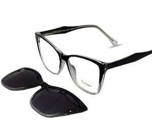 Gestapo Cat Eye Women Clip on Polarized - نضاره دوت كوم | رقم 1 للنظارات الأصليه في مصر